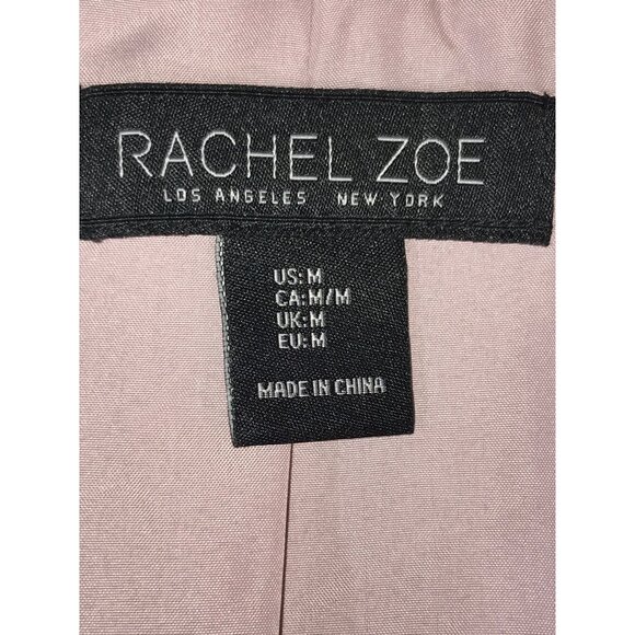 Rachel Zoe Women's Soft Powder Pink Faux Fur Cozy Jacket Winter Coat - Picture 3 of 8